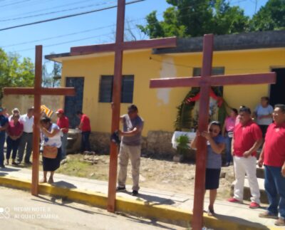 Conmemoran con viacrucis, Viernes Santo en Quintana Roo